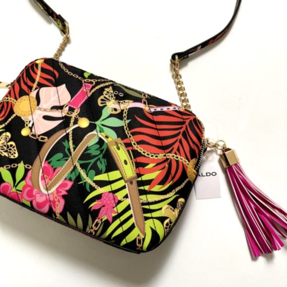 Aldo Bags Nwt Original Aldo Camera Crossbody Bag Chain Quilted